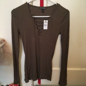 Express Olive Top